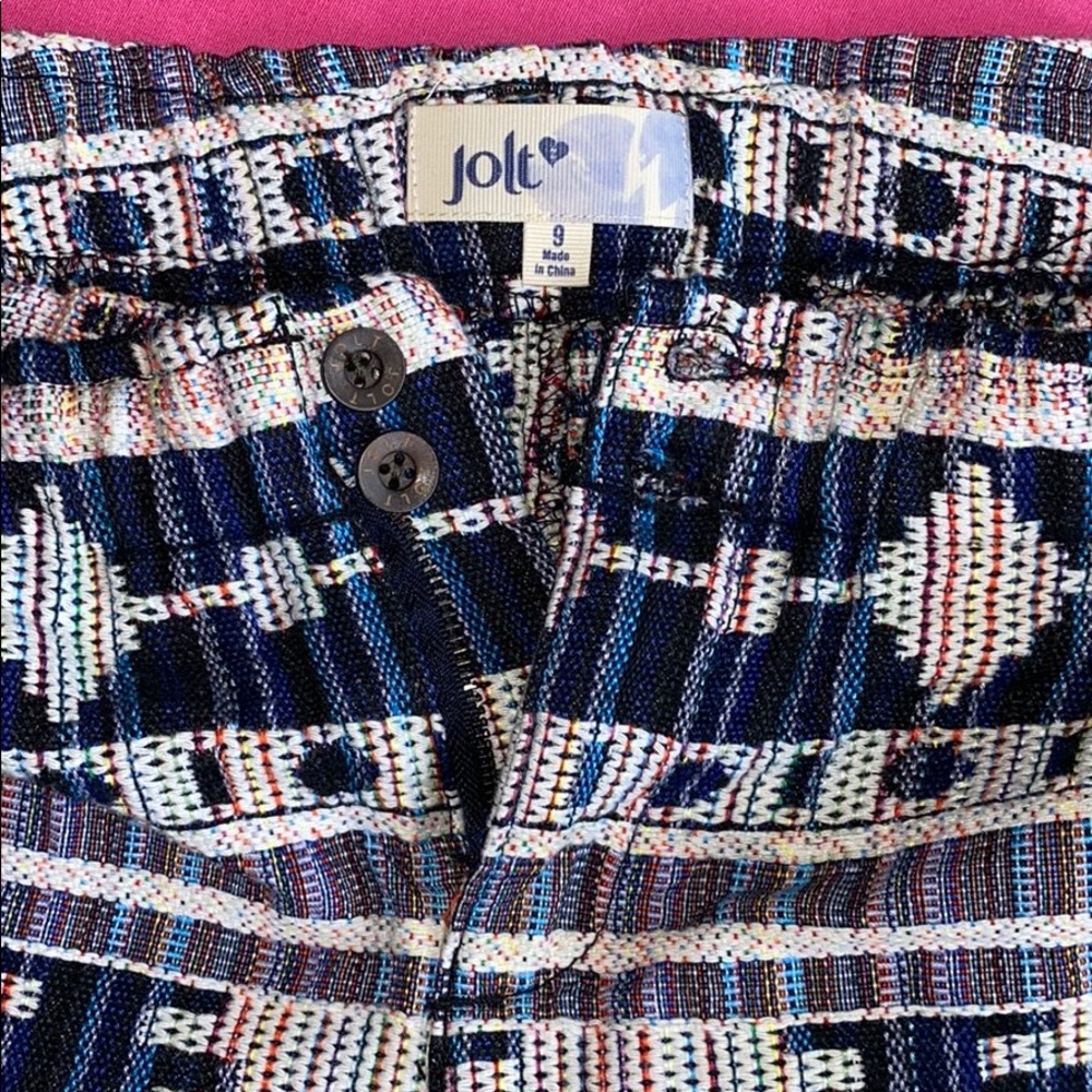Abstract Print Shorts - Picture 3 of 5